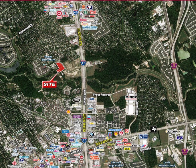 More Photos Of IH-45 @ Cypress Oaks Dr, Spring Land For Sale