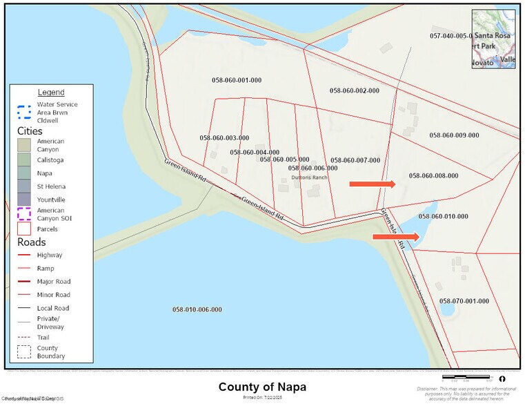 Primary Photo Of 2400 Green Island Rd, American Canyon Land For Sale