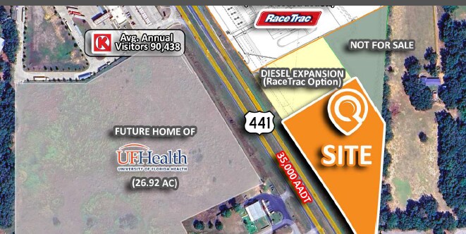 Primary Photo Of SEC US Highway 441 and SE Sunset Harbor Summer rd, Summerfield Land For Sale