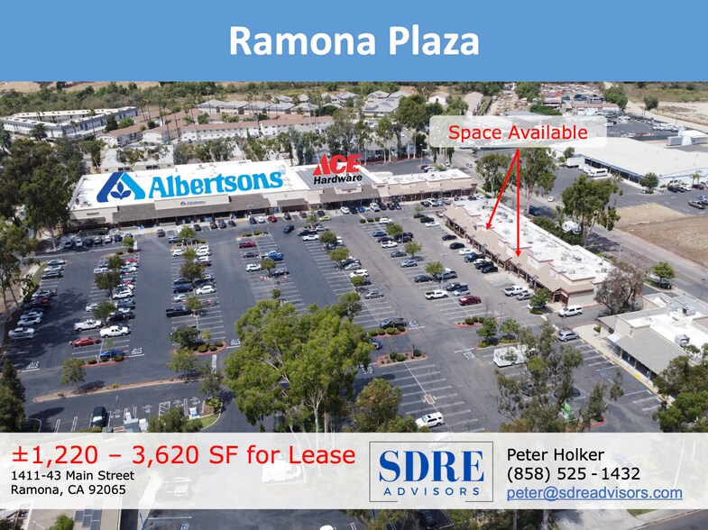 Primary Photo Of 1407-1467 Main St, Ramona Unknown For Lease