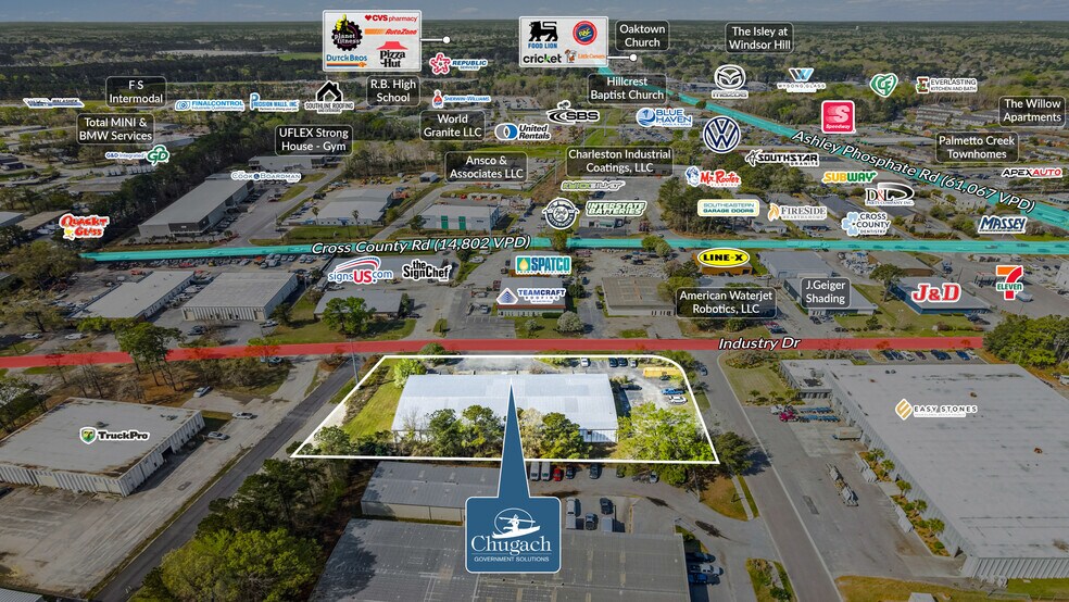 More Photos Of 7384-7392 Industry Dr, North Charleston Light Distribution For Sale