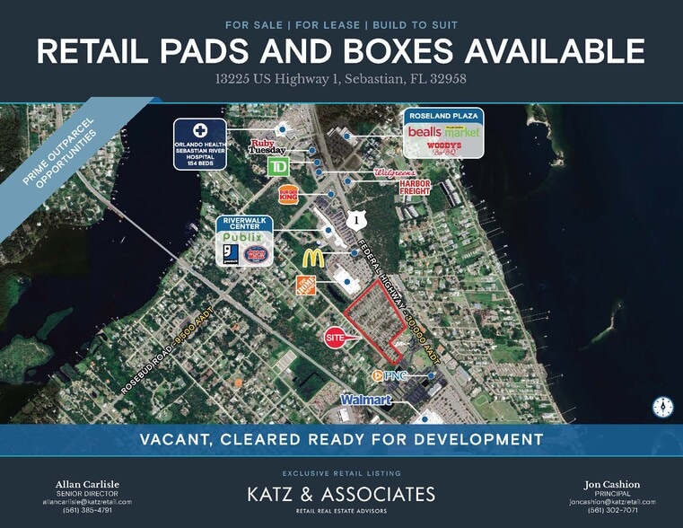 Primary Photo Of 13225-13228 US Highway 1, Sebastian Land For Lease