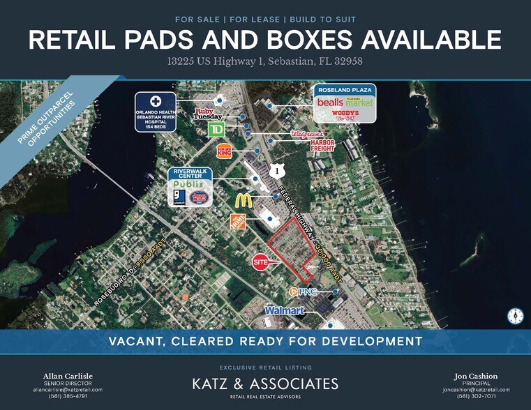 Primary Photo Of 13225-13228 US Highway 1, Sebastian Land For Lease