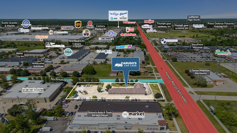 More Photos Of 49567 Hayes Rd, Shelby Township Auto Repair For Sale