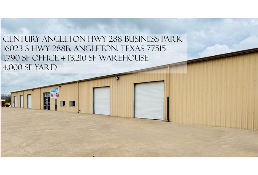 More Photos Of 16023 South Hwy, Angleton Warehouse For Lease
