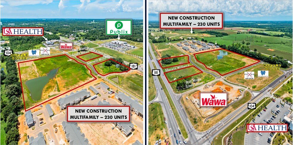 More Photos Of Highway 181 and Highway 104, Fairhope Land For Sale