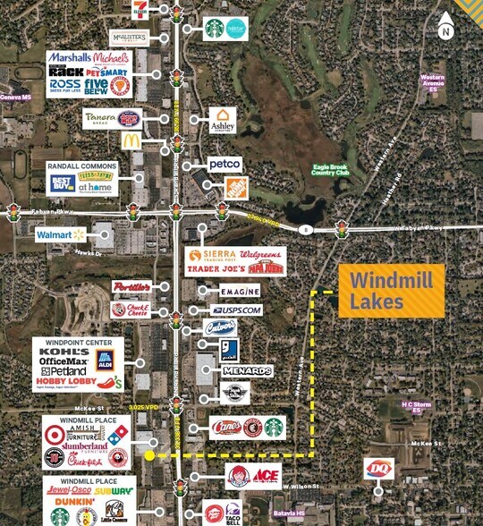 More Photos Of 3-115 N Randall Rd, Batavia Freestanding For Lease