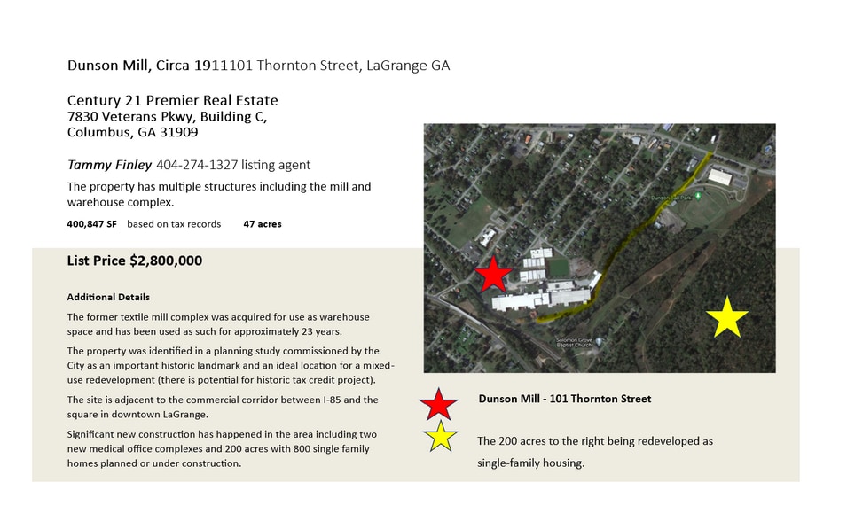 More Photos Of 101 Thornton Street, Lagrange Warehouse For Sale
