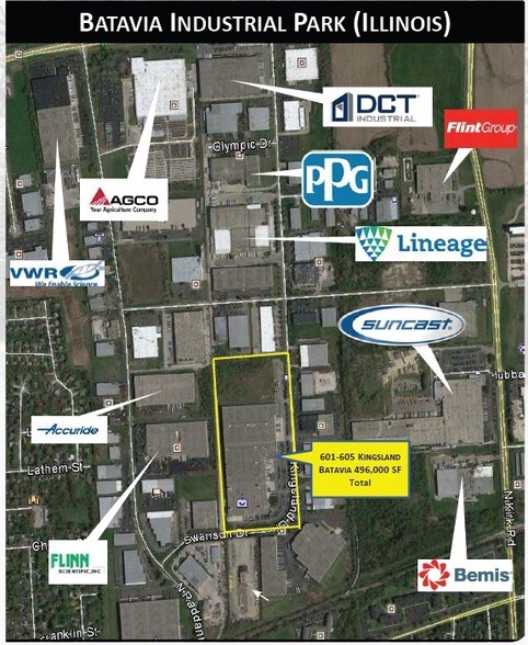 More Photos Of 601 Kingsland Dr, Batavia Warehouse For Lease