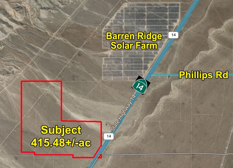 Primary Photo Of Aerospace Hwy (Hwy #14), Mojave Land For Sale