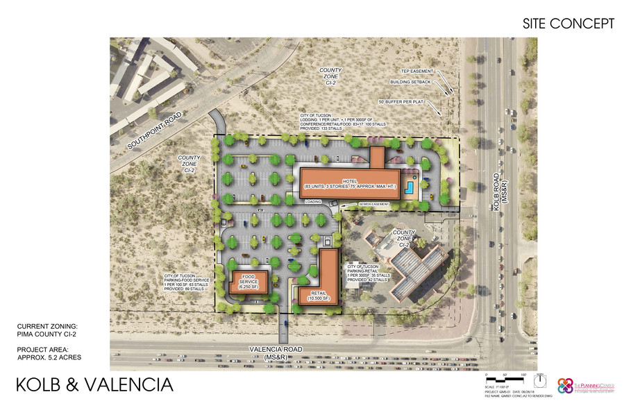 Primary Photo Of Valencia @ Kolb, Tucson Land For Sale