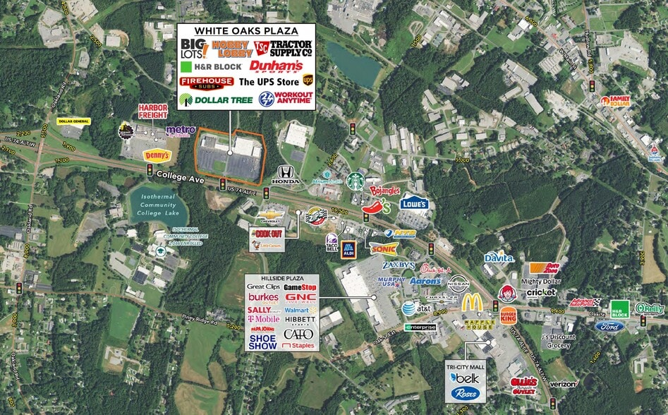 More Photos Of 1601-1639 US Highway 74A Byp, Spindale Unknown For Lease