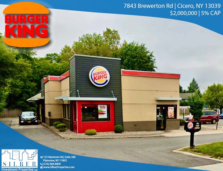 Primary Photo Of 7843 Brewerton Rd, Cicero Fast Food For Sale