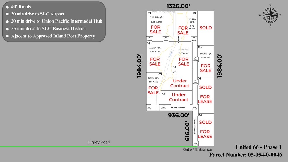 Primary Photo Of 5660 Higley Road, Grantsville Land For Sale