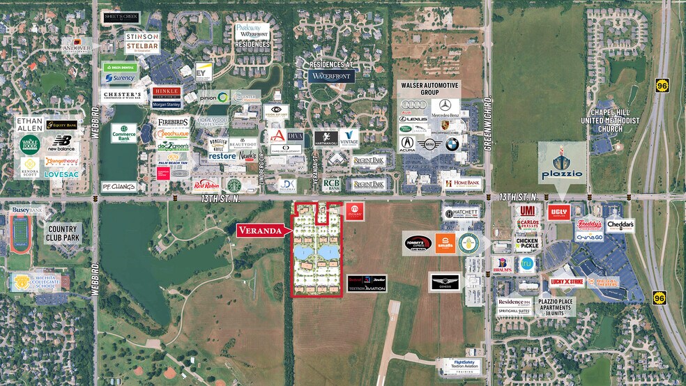 Primary Photo Of 13th St @ Veranda Court, Wichita Land For Sale