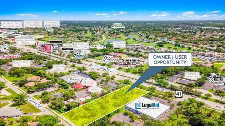 Primary Photo Of 4426 Tamiami Trl E, Naples Land For Sale