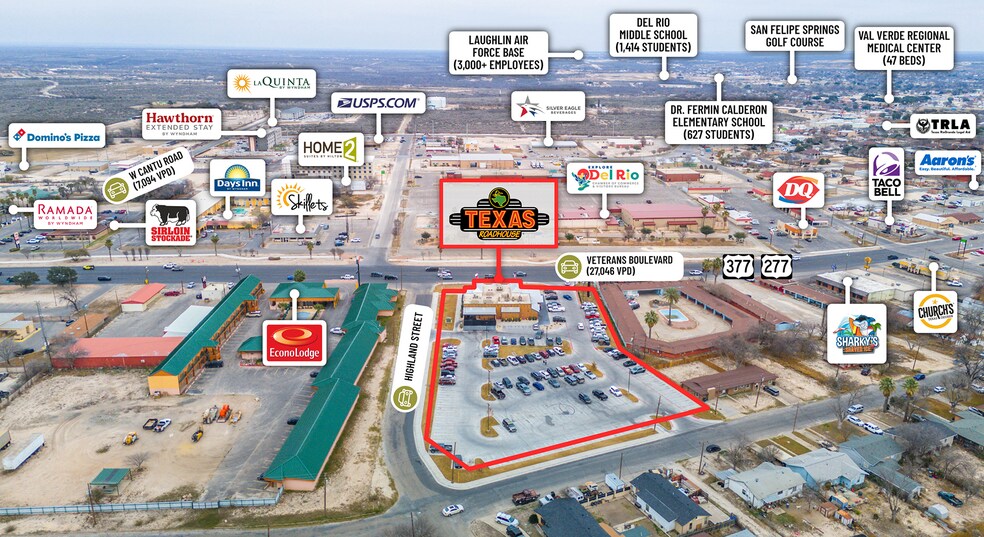 More Photos Of 1918 Veterans Blvd, Del Rio Restaurant For Sale