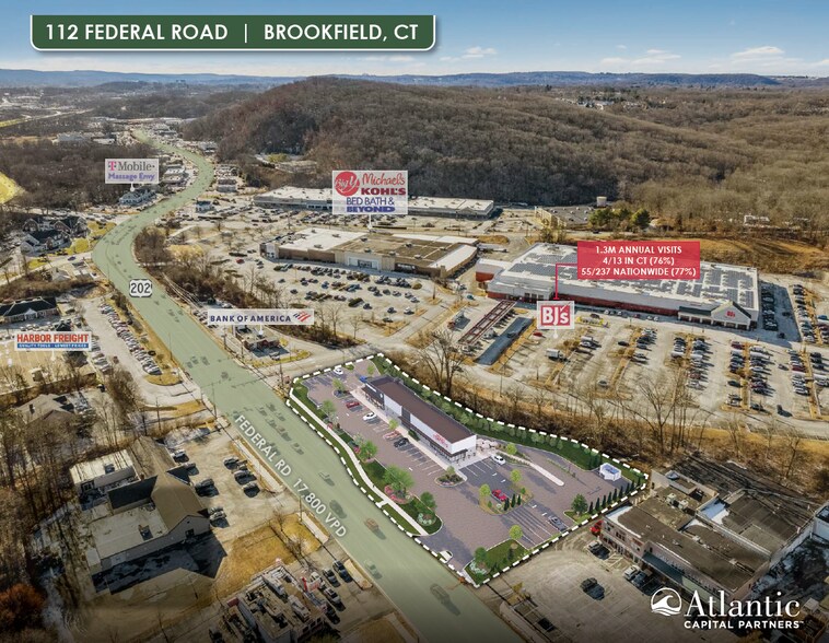 More Photos Of 112 Federal Road, Brookfield Storefront For Sale