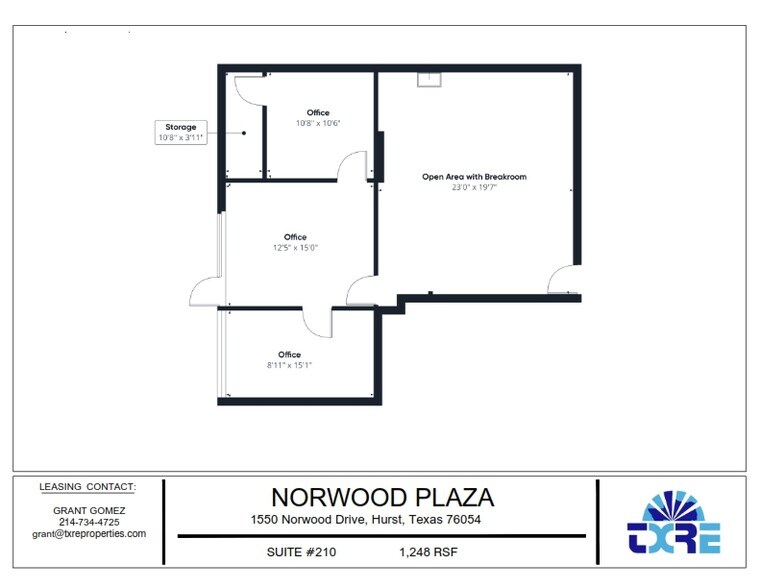 More Photos Of 1550 Norwood Dr, Hurst Office For Lease