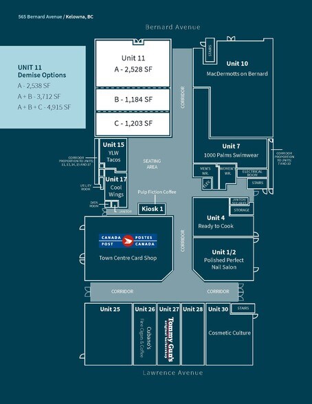More Photos Of 565 Bernard Ave, Kelowna Storefront For Lease