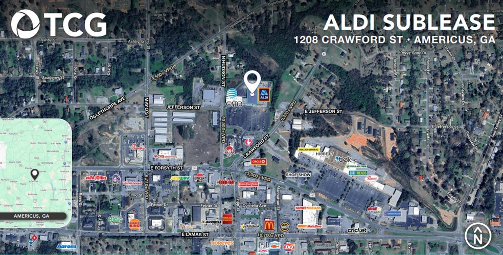 More Photos Of 1206 Crawford St, Americus Storefront For Lease