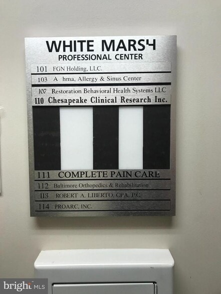 More Photos Of 5430 Campbell Blvd, White Marsh Medical For Sale