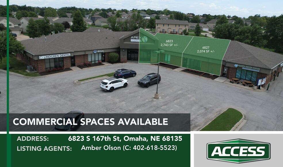 Primary Photo Of 6811-6831 S 167th St, Omaha Storefront Retail Office For Lease