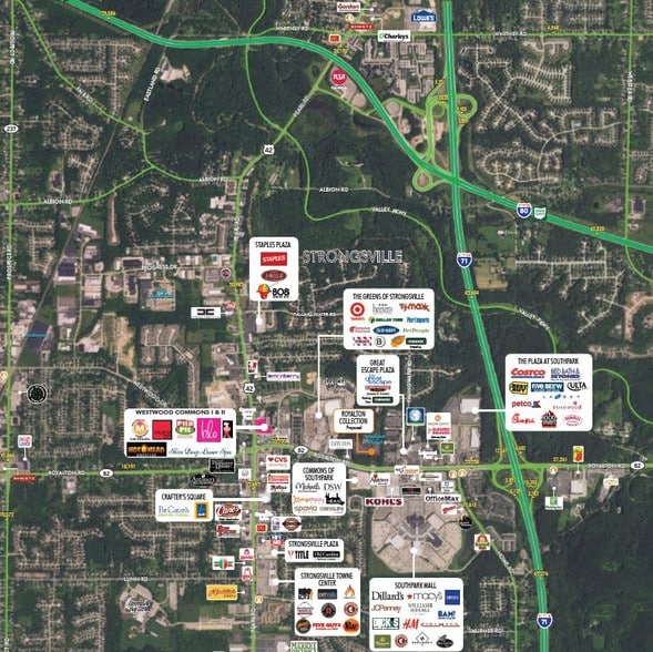 More Photos Of 13405-13485 Pearl Rd, Strongsville Freestanding For Lease