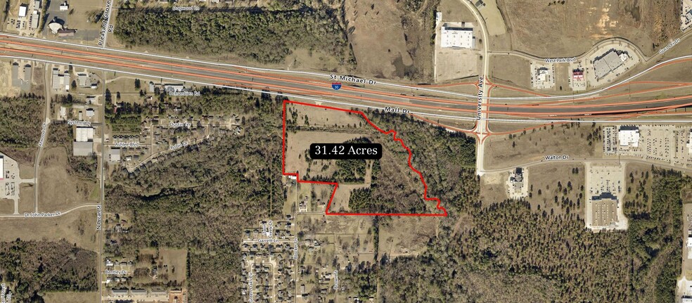 Primary Photo Of I-30 & Waggoner Creek, Texarkana Land For Sale