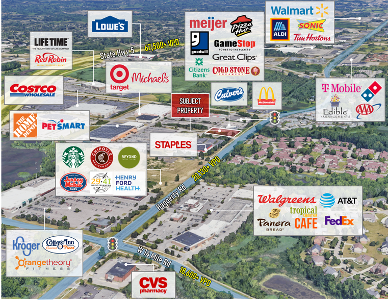 More Photos Of 455 Haggerty Rd, Walled Lake Restaurant For Sale