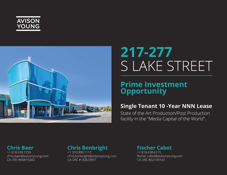 More Photos Of 217-277 S Lake St, Burbank Research And Development For Sale