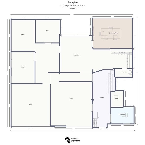 More Photos Of 717 College Ave, Santa Rosa Office For Sale