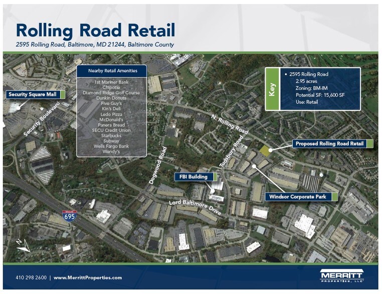More Photos Of 2595 N Rolling Rd, Baltimore General Retail For Lease