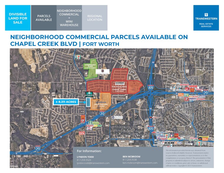 Primary Photo Of 10100 West Fwy, Fort Worth Land For Sale
