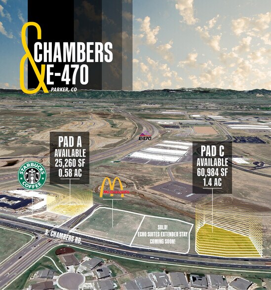Primary Photo Of Chambers & E-470 Retail, Parker Land For Sale