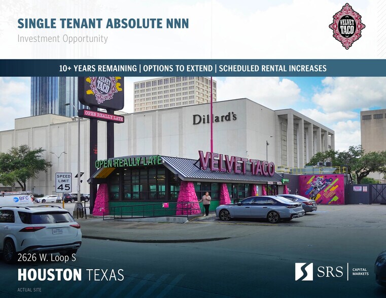 Primary Photo Of 2626 West Loop South, Houston Freestanding For Sale