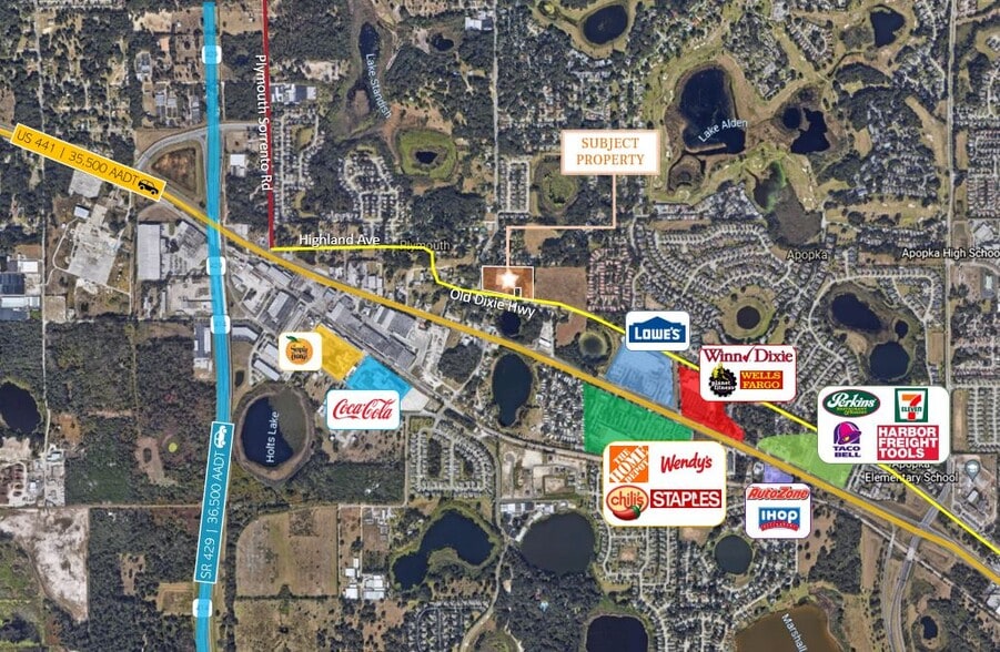 More Photos Of 2175 Old Dixie Hwy, Apopka Land For Sale