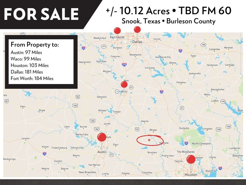 More Photos Of TBD FM 60, Snook Land For Sale