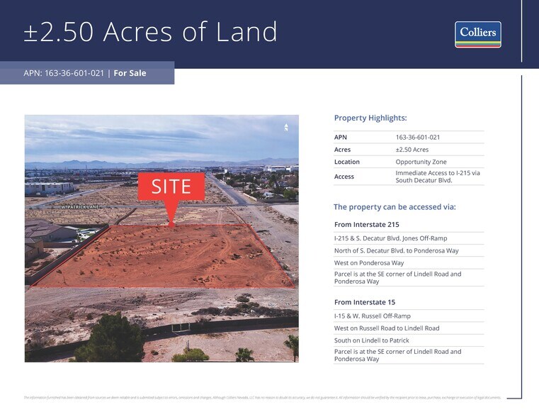 More Photos Of S Lindell Road, Las Vegas Land For Sale
