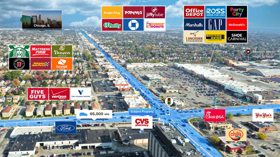 More Photos Of 7200 W Cermak Rd, North Riverside Drugstore For Lease