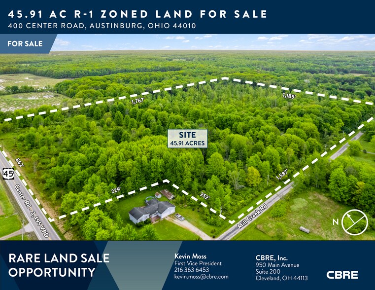 Primary Photo Of 400 Center Rd, Austinburg Land For Sale