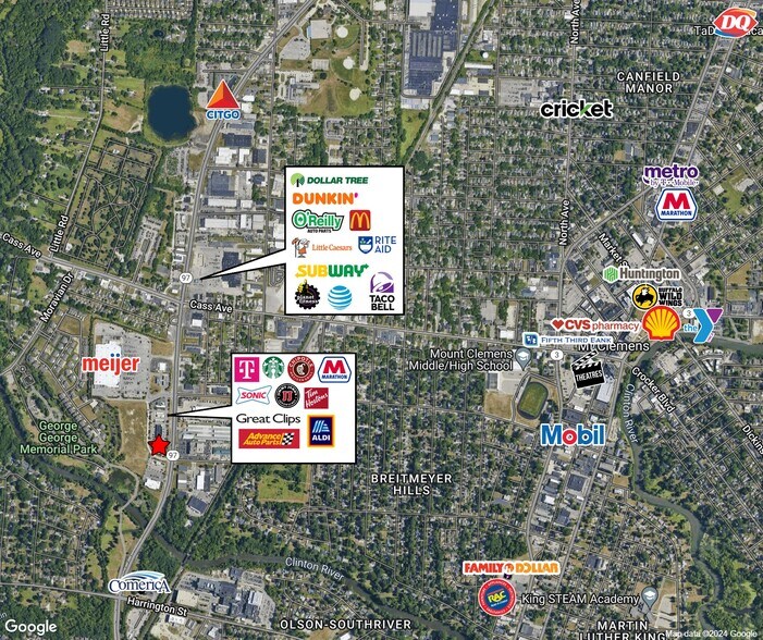 More Photos Of 39907 S Groesbeck Hwy, Clinton Township Bank For Sale
