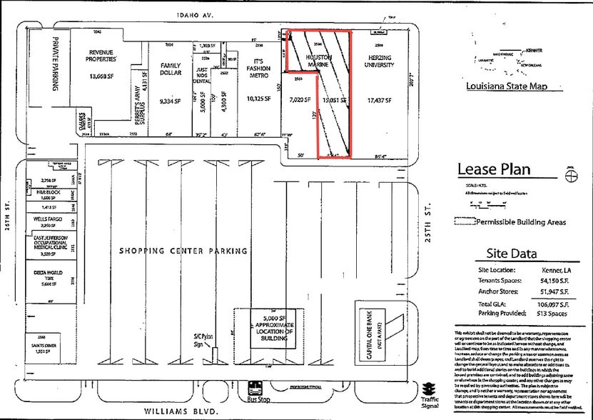 More Photos Of 2500-2554 Williams Blvd, Kenner General Retail For Lease
