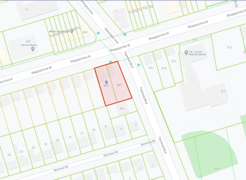 More Photos Of 843-845 Sheppard Av W, Toronto Land For Sale