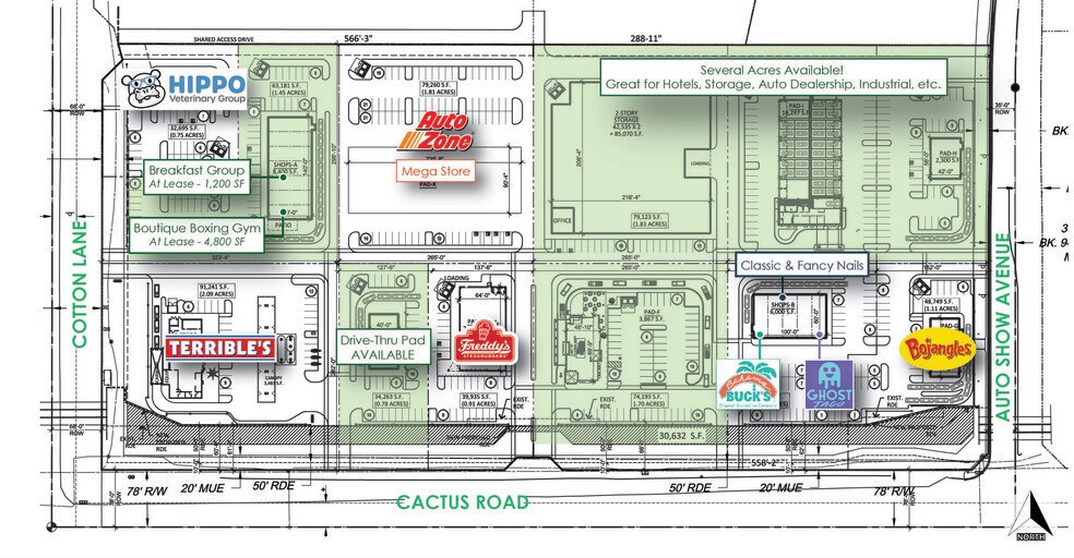 More Photos Of Cotton Ln & Cactus Rd, Surprise General Retail For Sale
