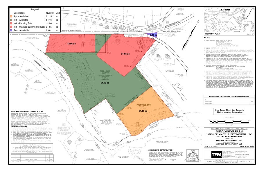 More Photos Of 83 Manville Rd, Tilton Land For Sale