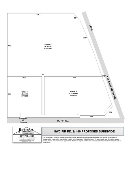 More Photos Of NWC Fir Rd. & I-49, Carthage Land For Sale