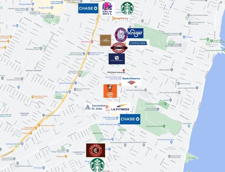 More Photos Of 19850-19852 Mack Ave, Grosse Pointe Woods Freestanding For Lease