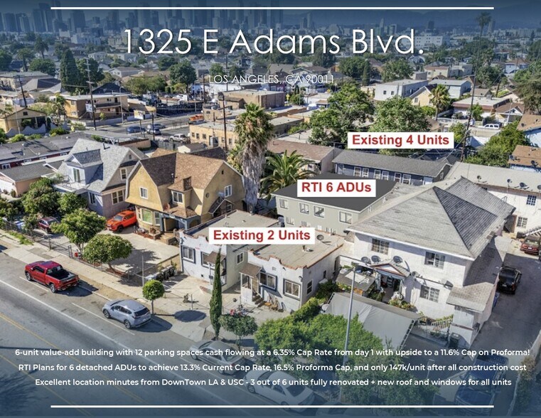 Primary Photo Of 1323 E Adams Blvd, Los Angeles Apartments For Sale