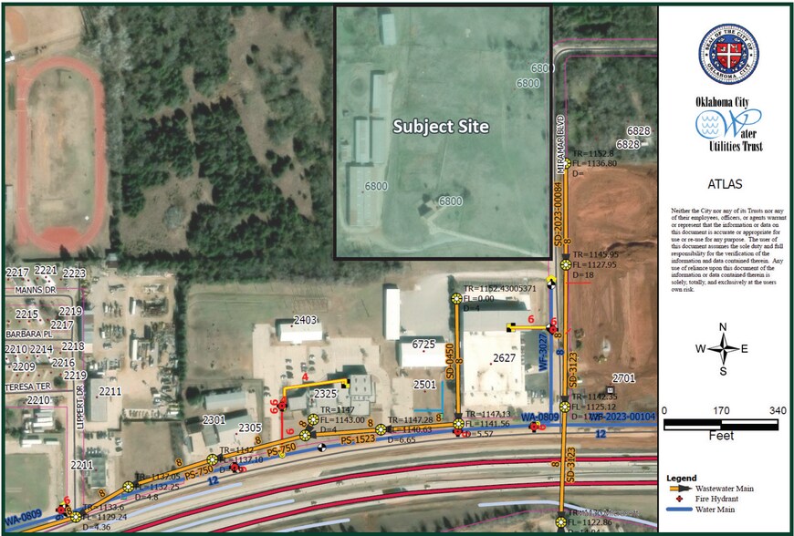 More Photos Of 6800 Miramar Blvd, Oklahoma City Land For Sale